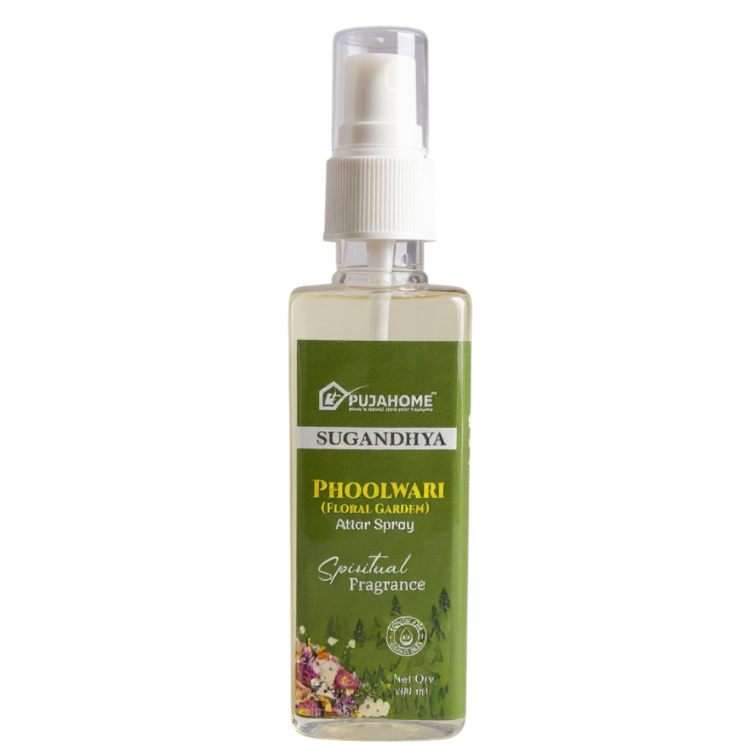 Pujahome Phoolwari Spray 100ml | Perfume Spray for Pooja Purposet(Pack of 2)