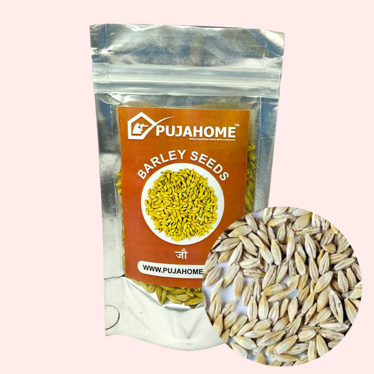 Pujahome Organic Nature Raw Barley Seeds Jau For Puja