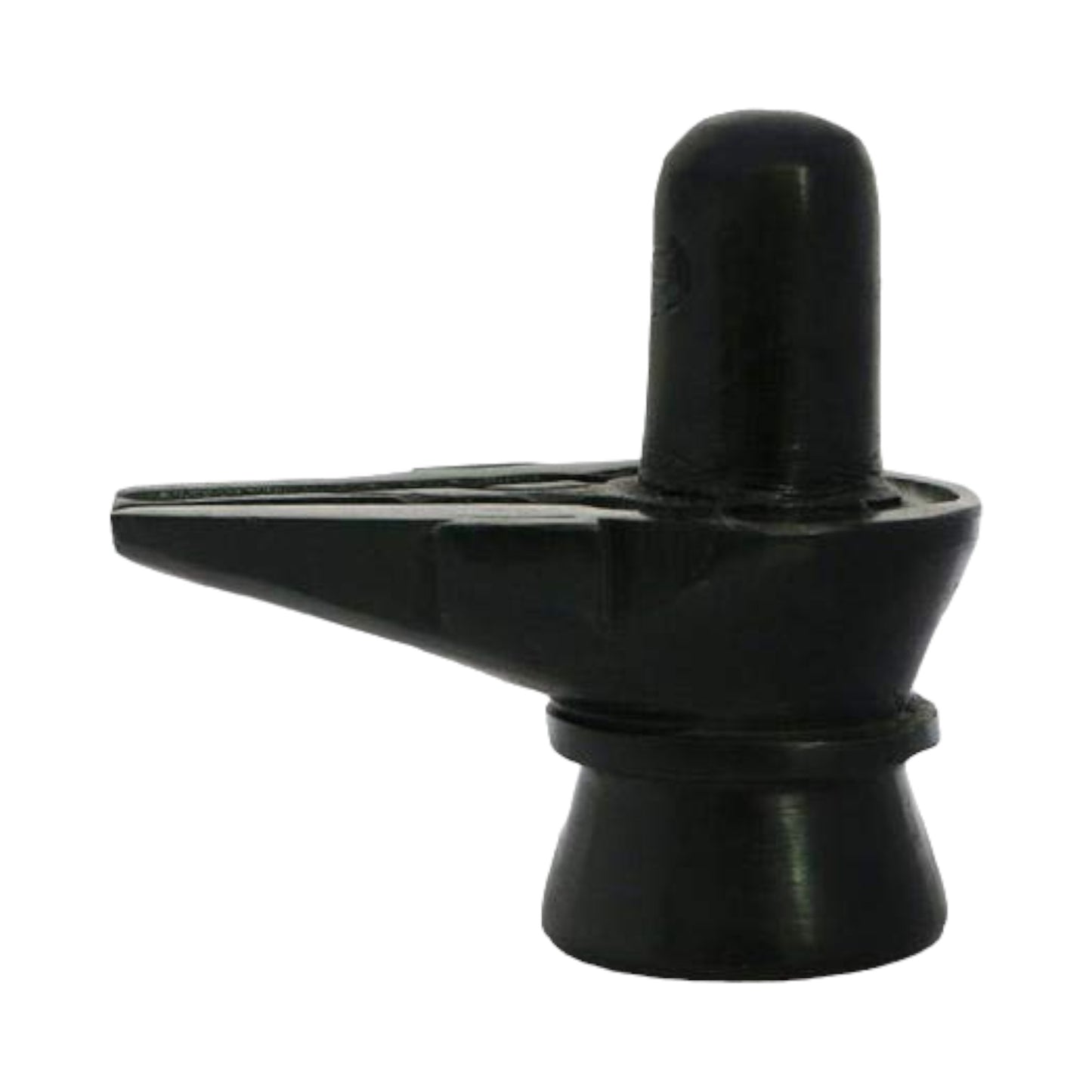 Pujahome Marble Black Shivling for Home Temple | 6 CM Shivling