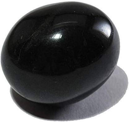 Pujahome Natural Black Stone Shaligram Shila for Pooja for Divine Blessings