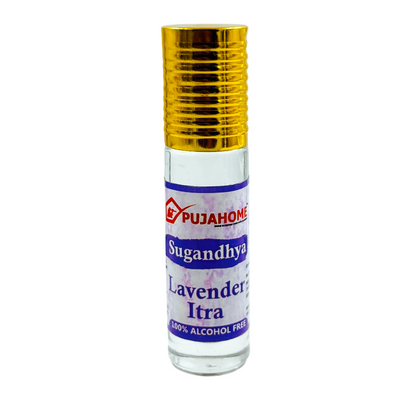 Pujahome Sugandhya Lavender Itra For Puja 6ML (Pack of 1)