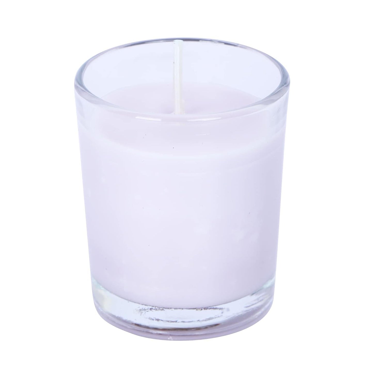 Pujahome cented Votive Glass Candles Set of 3, 100% Natural Soy Wax (Berry Blast)