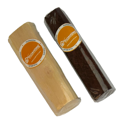 Pujahome Combo set Natural Red Sandalwood and White Sandalwood Scented Sticks(50-60 Grams)