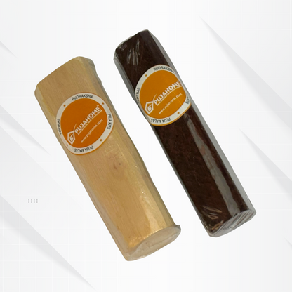 Pujahome Combo set Natural Red Sandalwood and White Sandalwood Scented Sticks(50-60 Grams)