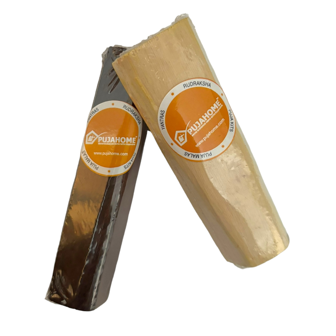 Pujahome Combo set Natural Red Sandalwood and White Sandalwood Scented Sticks(50-60 Grams)