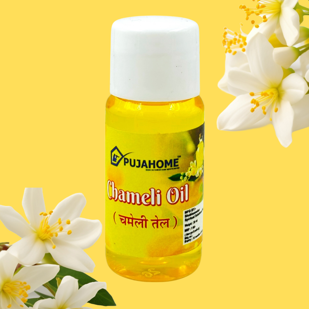 Pujhome Chameli Oil For Puja 30 ml Bottle(Pack of 6)