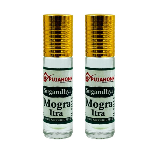 Pujahome Sugandhya Mogra Itra For Puja 6ML (Pack of 2)