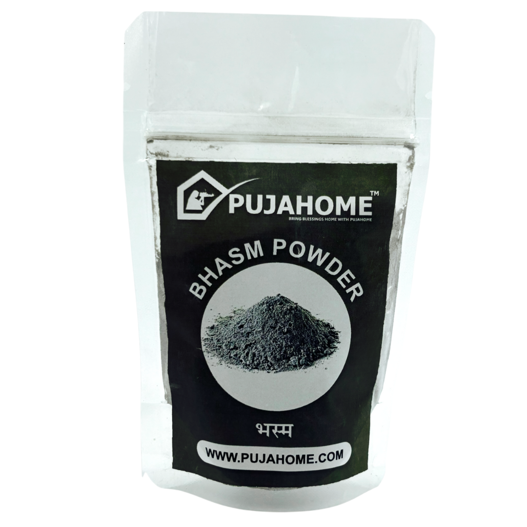 Pujahome Vibhuti Bhasm Powder, Holy ash, Thiruneeru, Shiva Viboothi