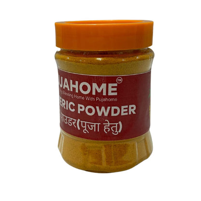Pujahome Haldi Powder for Puja |100% Pure Hald for All Pooja (100 Grams x 2)