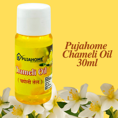 Pujhome Chameli Oil For Puja 30 ml Bottle(Pack of 4)