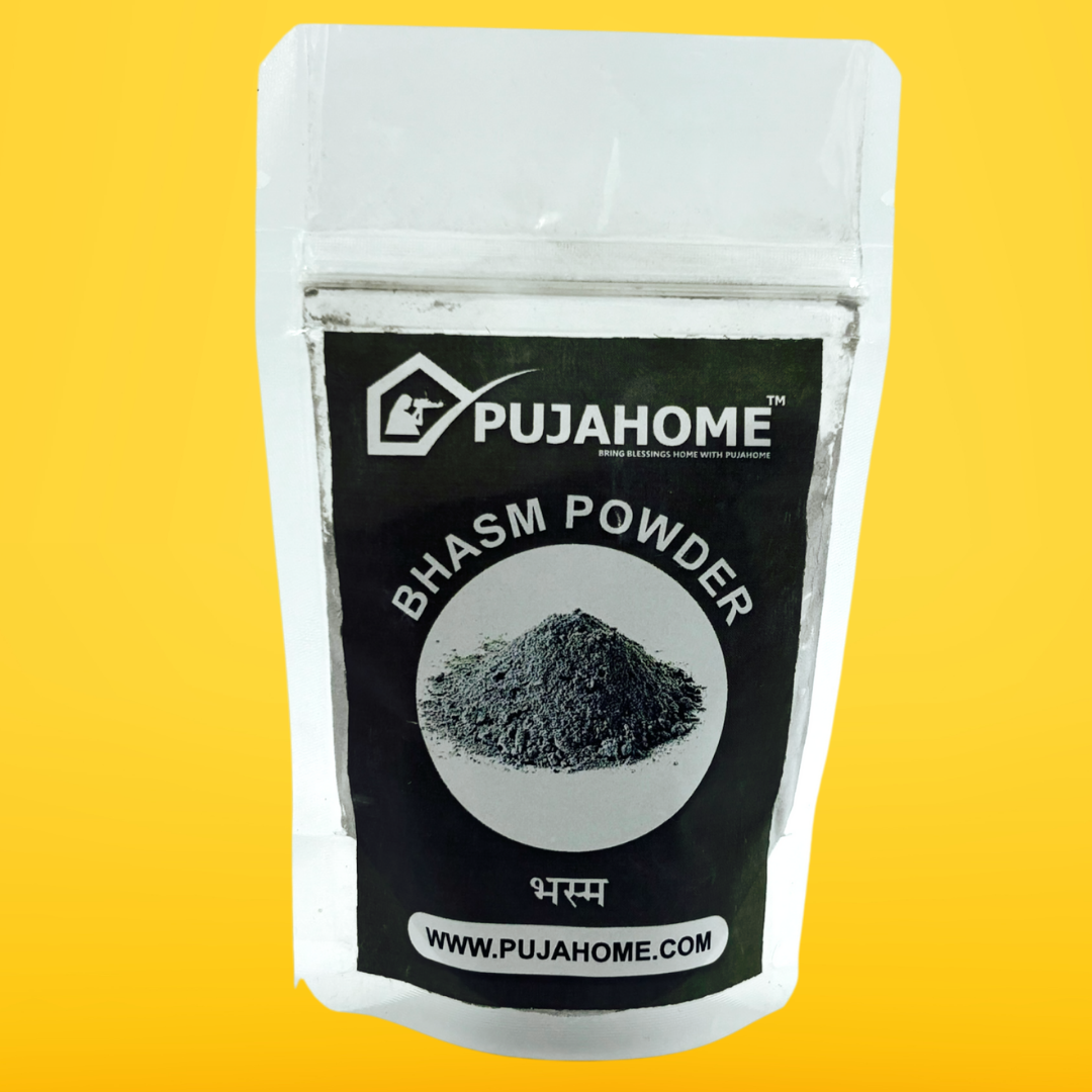 Pujahome Vibhuti Bhasm Powder, Holy ash, Thiruneeru, Shiva Viboothi