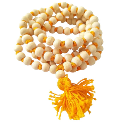 Pujahome tulsi Jap Mala/Natural Tulsi Beads Mala (Size: 8mm, Length: 42 inches, Beads: 108+1)