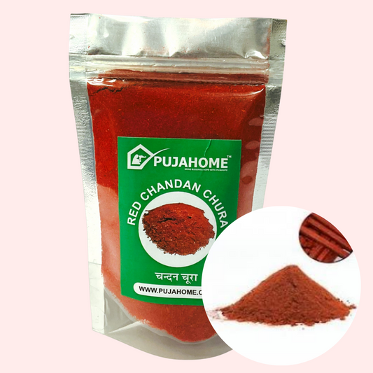 Pujahome Red Sandalwood Lal Chandan Powder | Red Chandan Chura