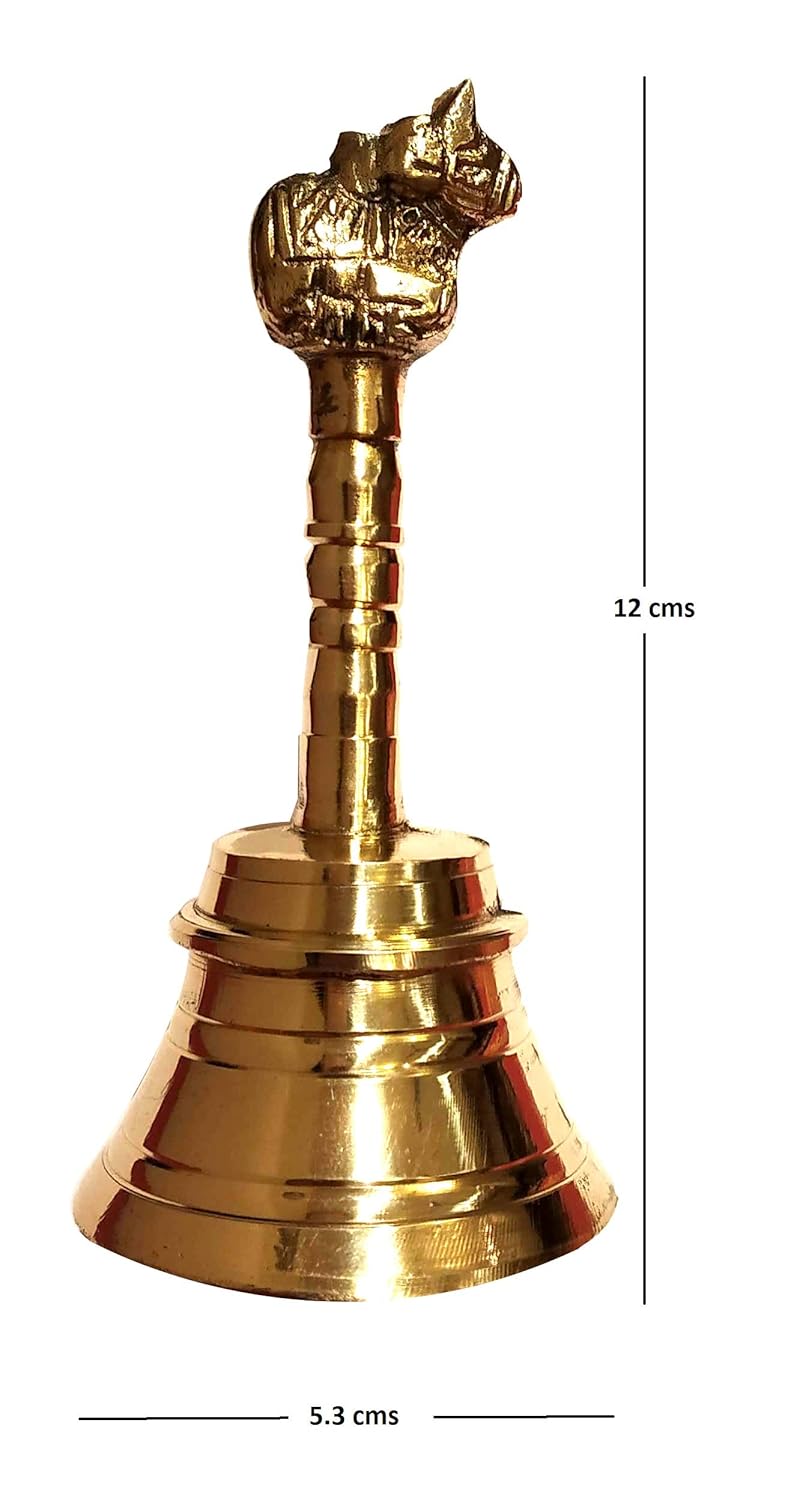 Pujahome Nandi Pooja Bell - 100% Pure Brass