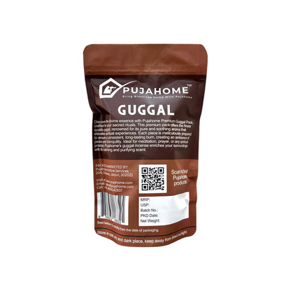 Pujahome Pure Organic Natural Afghani Guggal | Incense Natural Indian Guggal and Pooja Guggal