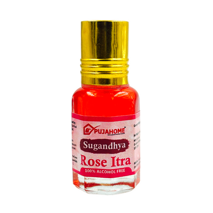 Pujahome Sugandhya Rose Itra For Puja 5ML (Pack of 1)