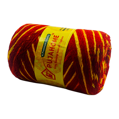 Pujahome Kalawa Raksha Sutra Moli Dhaga 100% Cotton Saced Thread Moli 125 Gram Size