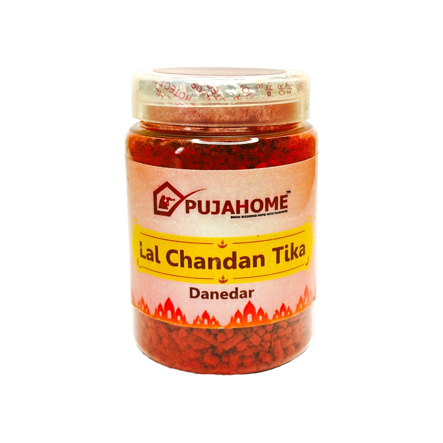 Pujahome Premium Lal Chandan Tika Danedar 200Gram Box