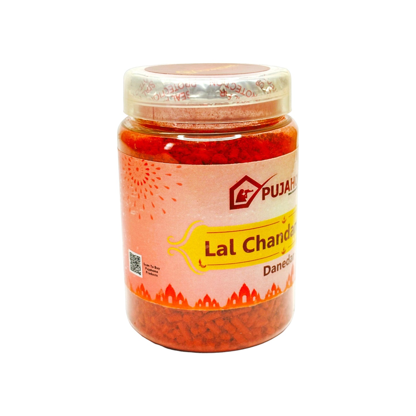 Pujahome Premium Lal Chandan Tika Danedar 200Gram Box