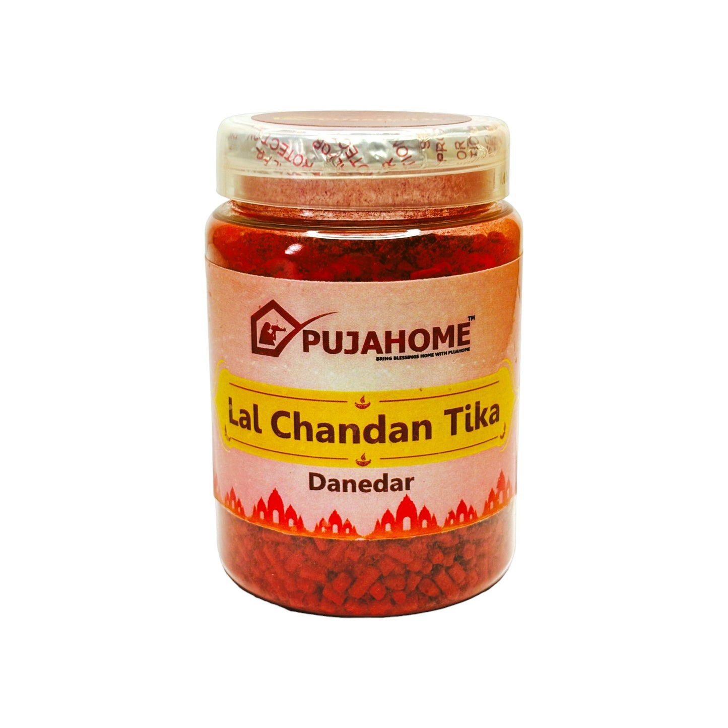 Pujahome Premium Lal Chandan Tika Danedar 200Gram Box