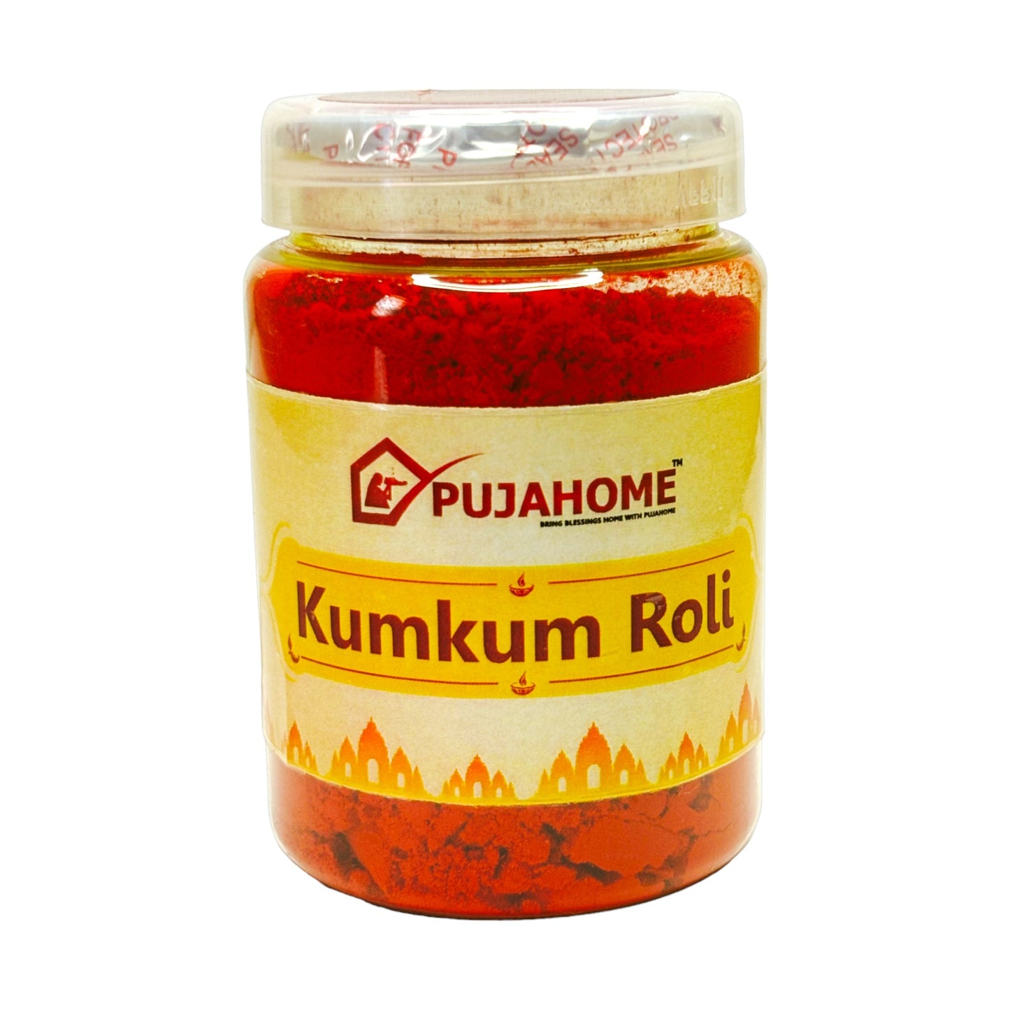 Pujahome Roli Pure Haldi Kumkum - Original Puja Roli | Natural & Pure kumkum (100g)