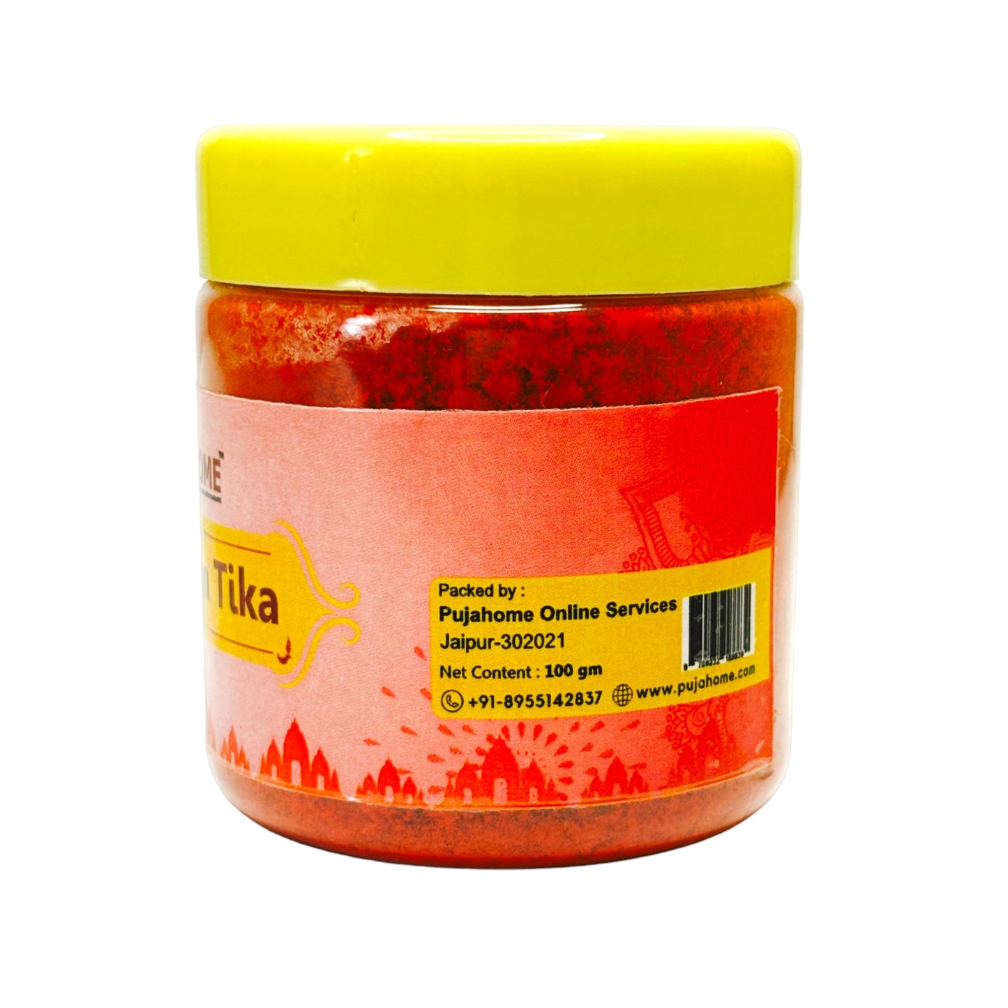 Pujahome Premium Lal Chandan Tika Powder 50 Gram Box