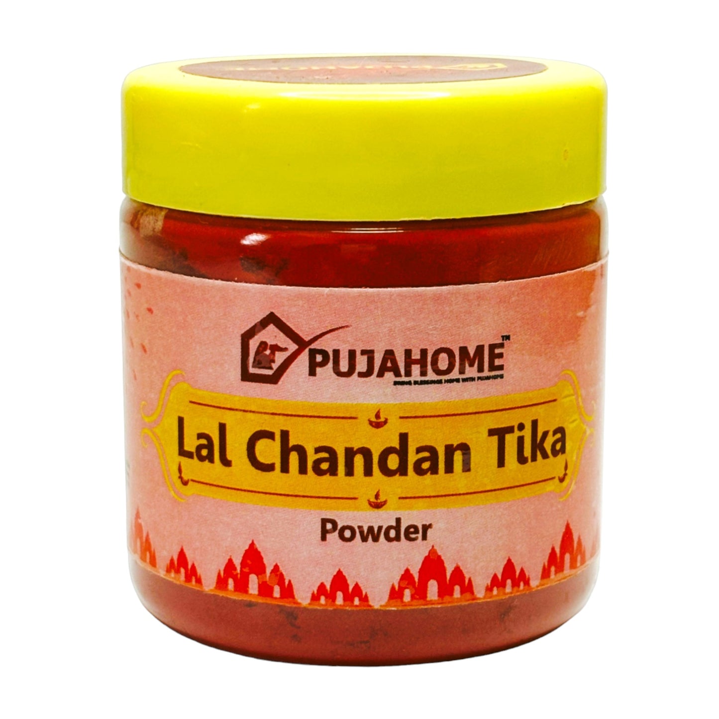 Pujahome Premium Lal Chandan Tika Powder 50 Gram Box