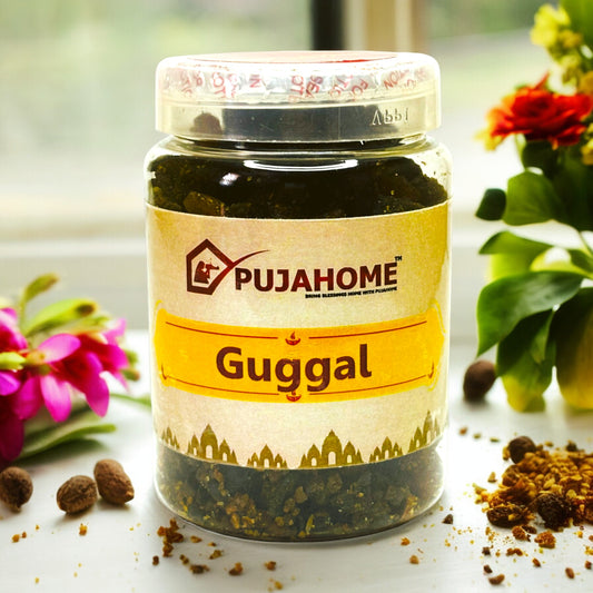 Pujahome Guggal (Pure, Natural) Commiphora Guggal (150 gram Box)