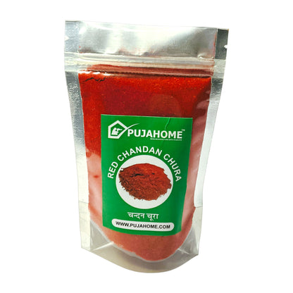 Pujahome Red Sandalwood Lal Chandan Powder | Red Chandan Chura