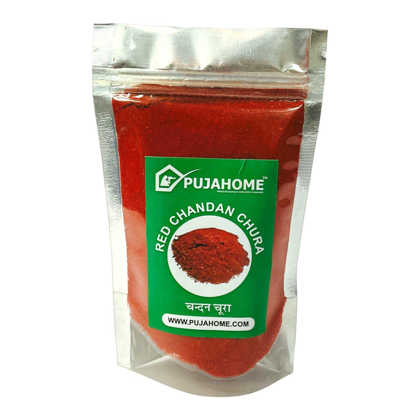 Pujahome Red Sandalwood Lal Chandan Powder | Red Chandan Chura