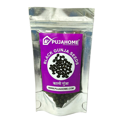 Pujahome Natural Black Gunja Ratti | Black Gunja Chirmi Kala Gunja