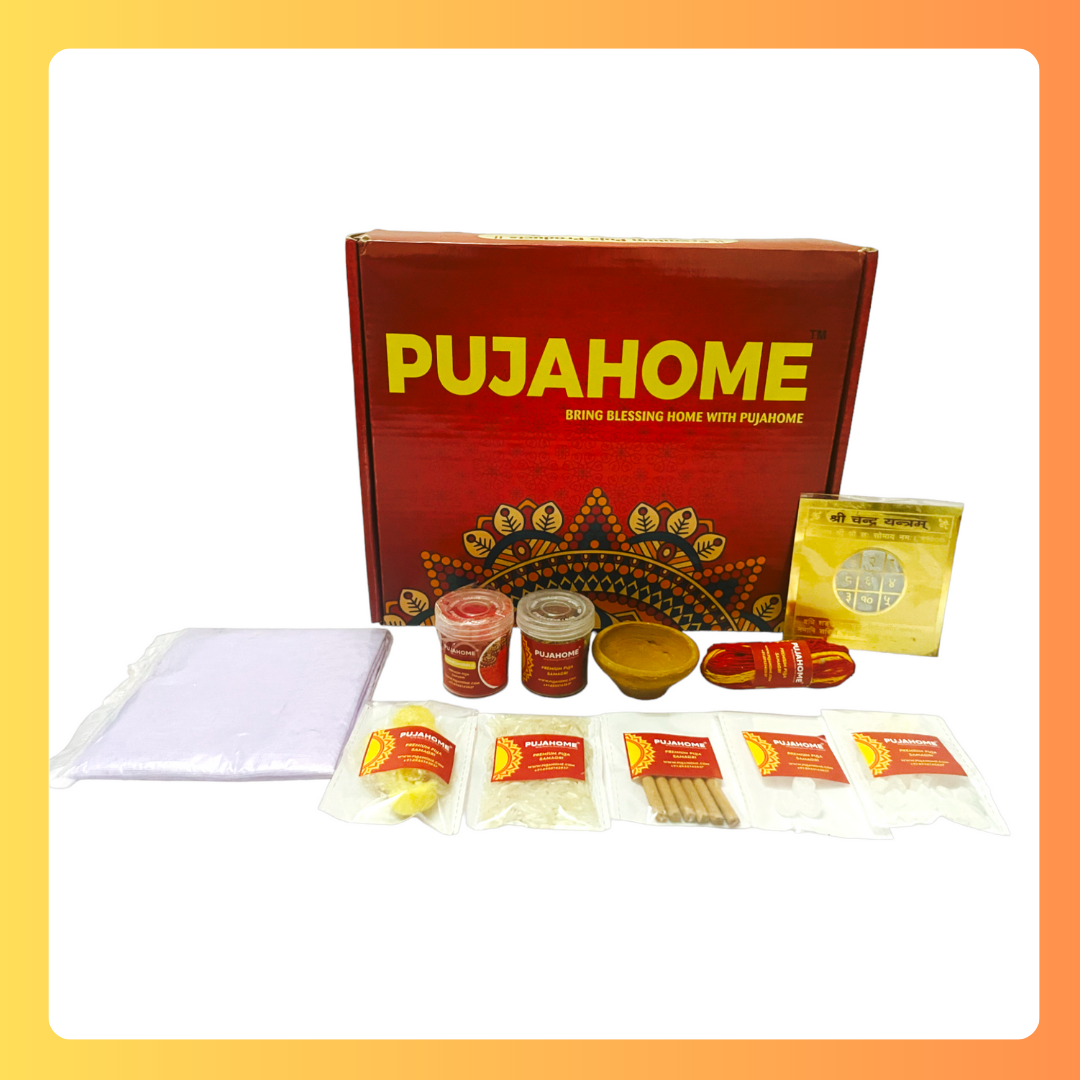 Pujahome Surya Grah Shanti Puja Samagri Kit with Yantra