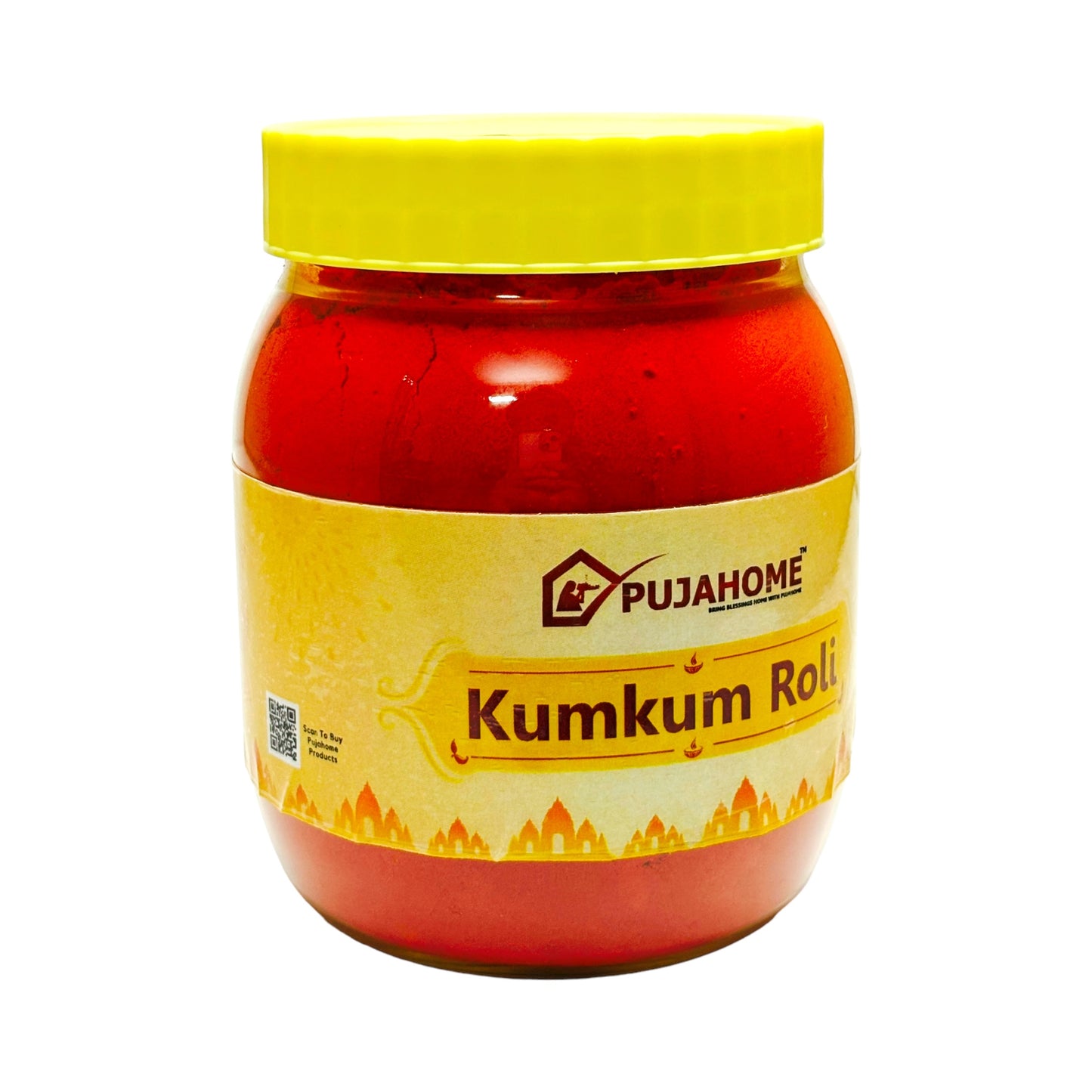 Pujahome Roli Pure Haldi Kumkum - Original Puja Roli | Natural & Pure kumkum (250g)
