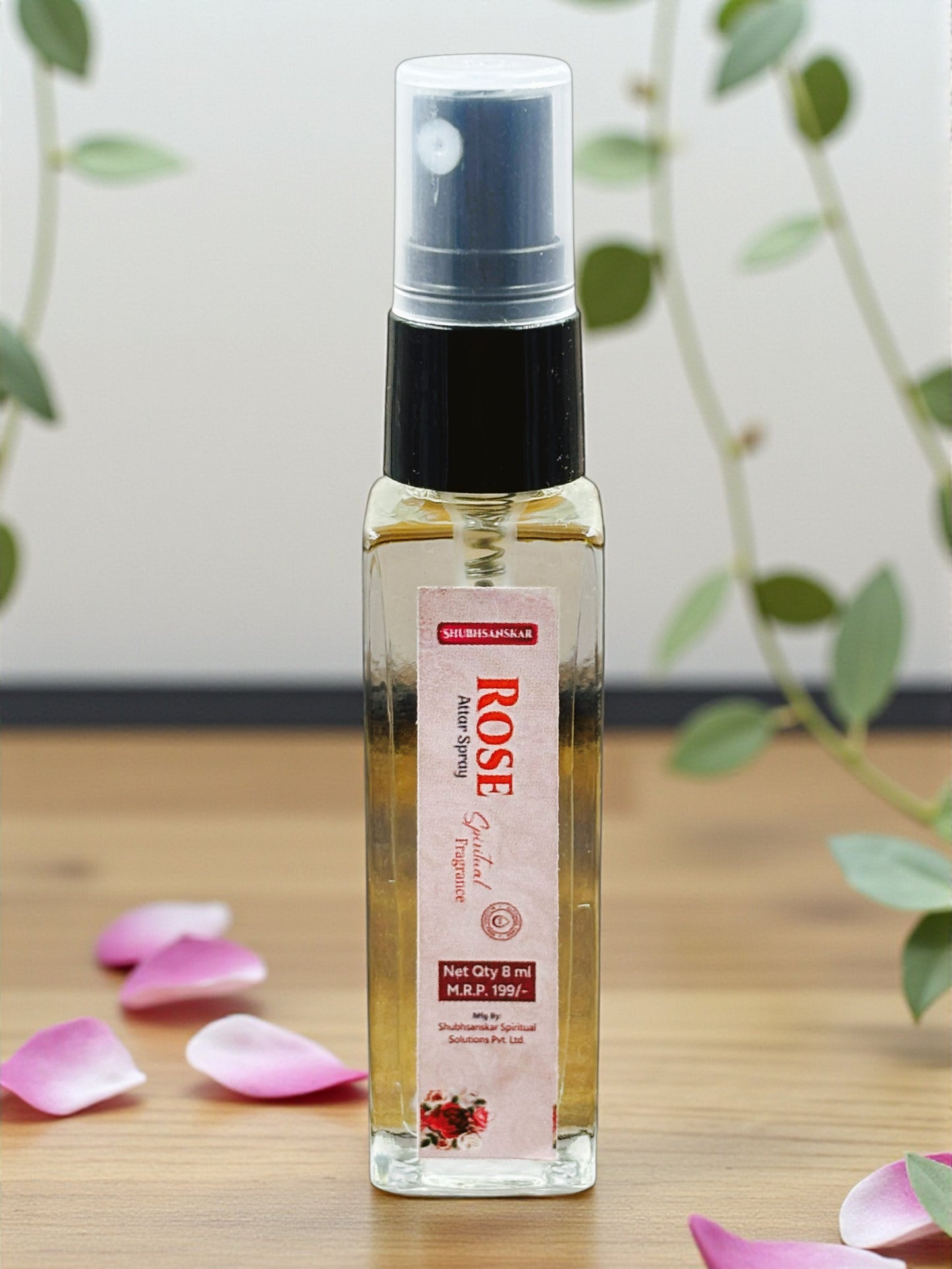 Pujahome Sugandhya Rose Itra For Puja 8ML | Premium Pooja Attar For Home And Mandir (Pack of 2)