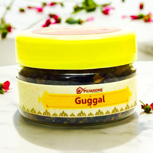 Pujahome Guggal (Pure, Natural) Commiphora Guggal (50 gram Box)