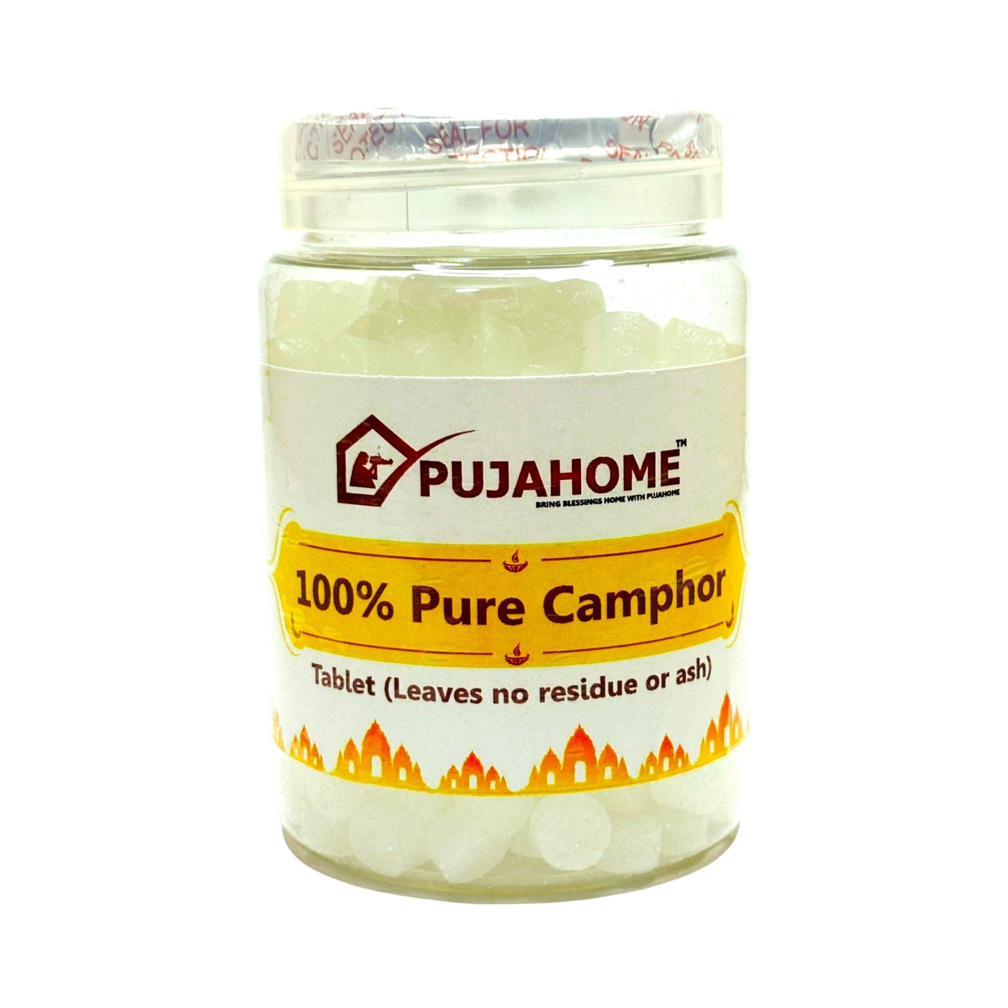 Pujahome Premium Camphor Tablets | Kapoor - Pack of 100 Gram