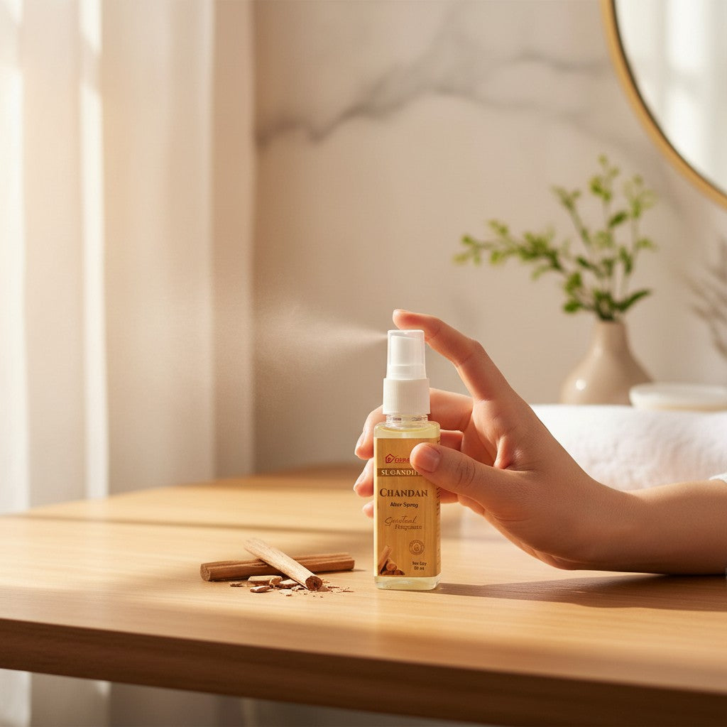 Pujahome Chandan Spray 50ml | Perfume Spray for Pooja Purpose(Pack of 2)