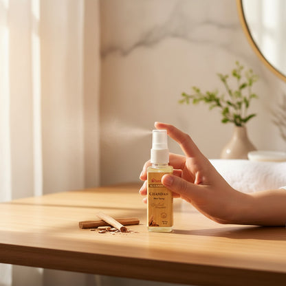 Pujahome Chandan Spray 50ml | Perfume Spray for Pooja Purpose(Pack of 2)