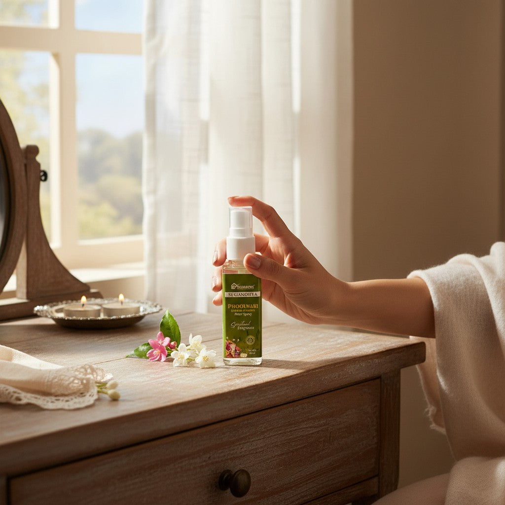 Pujahome Phoolwari Spray 50ml | Perfume Spray for Pooja Purpose(Pack of 2)