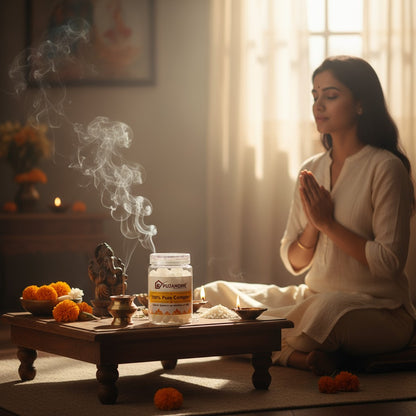 Pujahome 100% Pure Camphor Tablets (Kapur / Kapoor / Kapooram) – 100g