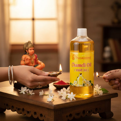 पूजा के लिए पूजहोम चमेली तेल ५०० मिली बोतल