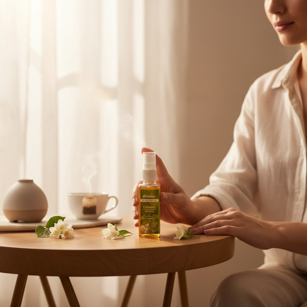 Pujahome Chameli Spray 50ml | Perfume Spray for Pooja Purpose(Pack of 2)