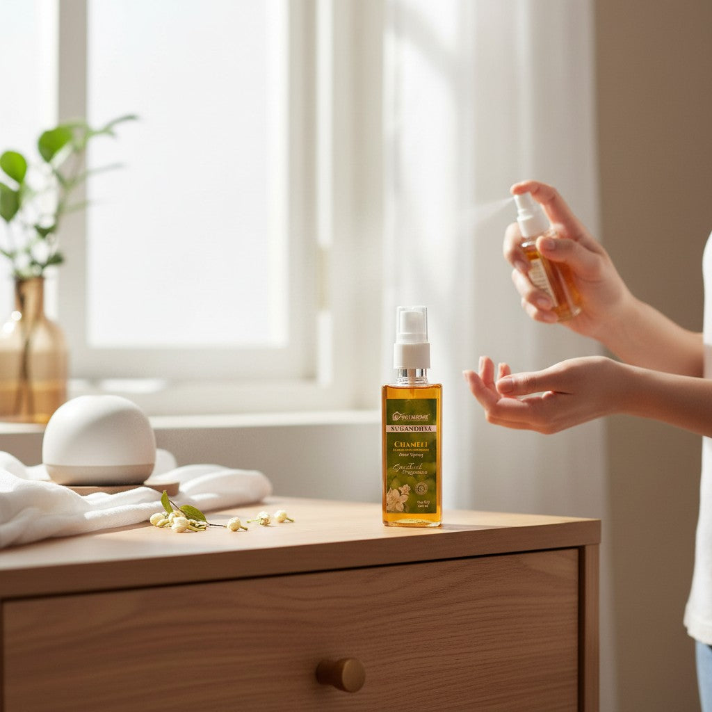 Pujahome Chameli Spray 100ml | Perfume Spray for Pooja Purpose(Pack of 1)