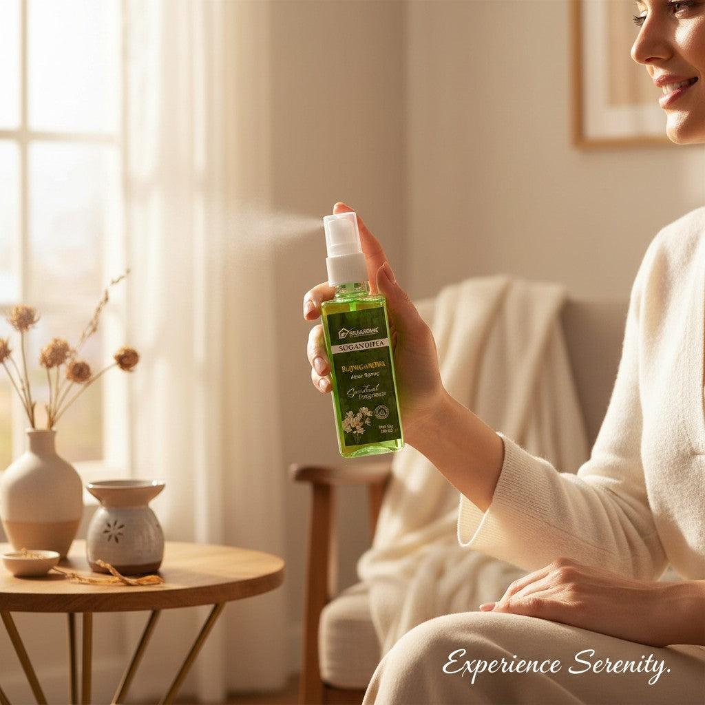 Pujahome Rajnigandha Spray 100ml | Perfume Spray for Pooja Purpose (Pack of 1)