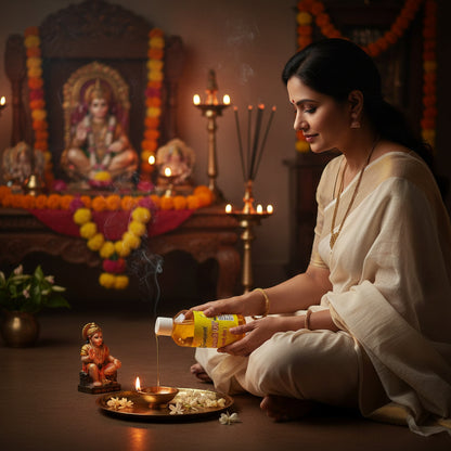 पूजा के लिए पूजहोम चमेली तेल 200 मिली बोतल