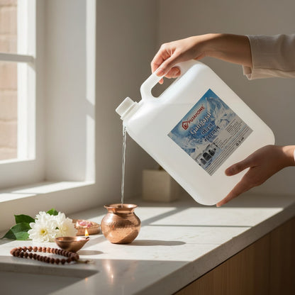 पूजा के लिए पूजाहोम गंगोत्री गंगा जल बोतल - 500 मिलीलीटर