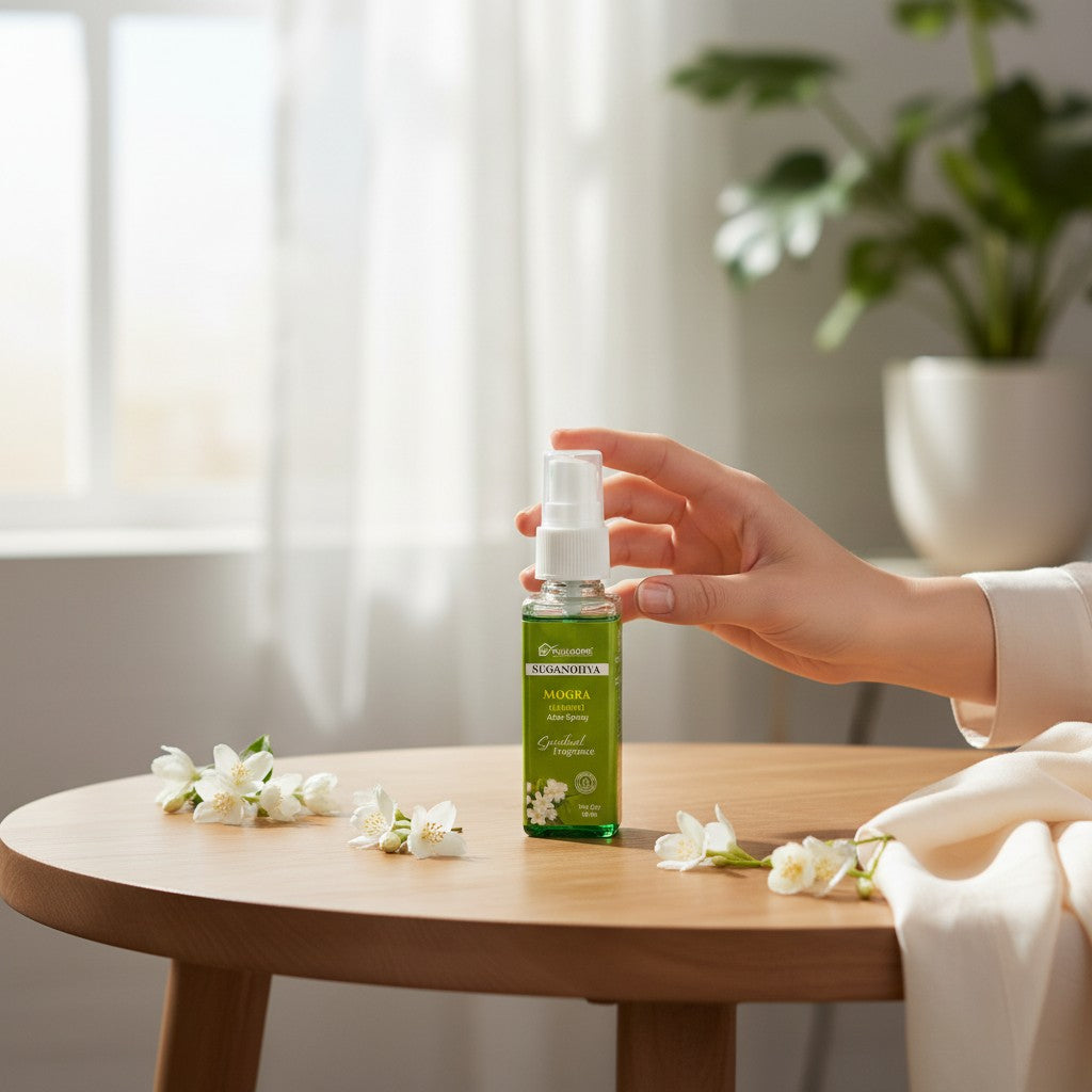 Pujahome Mogra Spray 50ml | Perfume Spray for Pooja Purpose(Pack of 2)