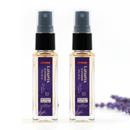 Pujahome Sugandhya Lavender Itra For Puja 8ML | Premium Pooja Attar For Home And Mandir (Pack of 2)