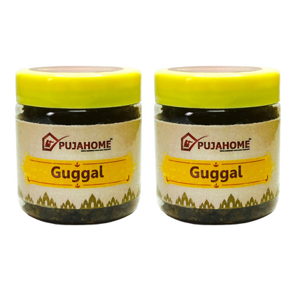 Pujahome Guggal (Pure, Natural) Commiphora Guggal (80 gram Box)