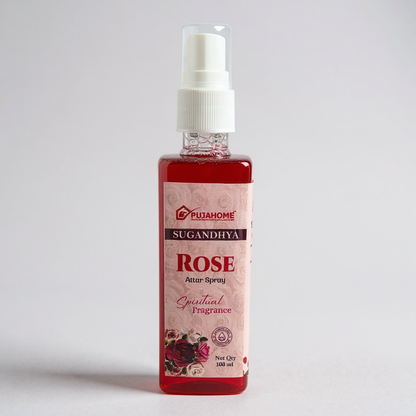 Pujahome Rose Spray 100ml | Perfume Spray for Pooja Purpose(Pack of 1)